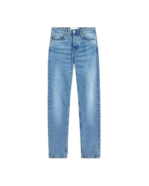 AMI Blue Straight Fit Jeans for men