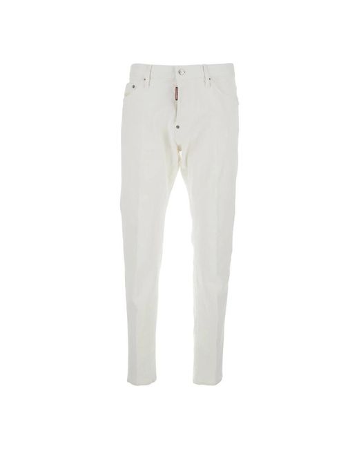 DSquared² Five-Pocket Jeans in het White voor heren