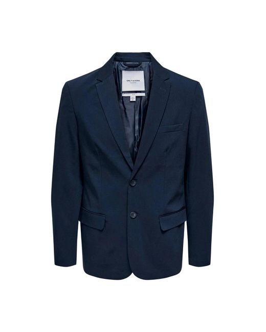 Only & Sons Blue Blazers for men