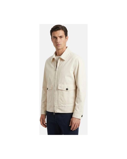 Circolo 1901 Light Jersey Jacket in het Natural voor heren