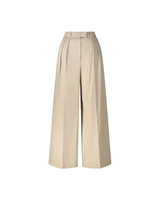 Anine Bing Natural Wide Trousers
