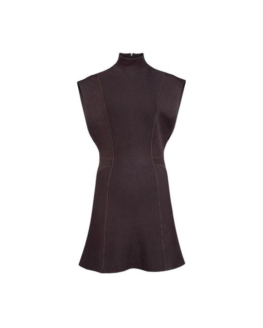 Alaïa Purple Short Dresses