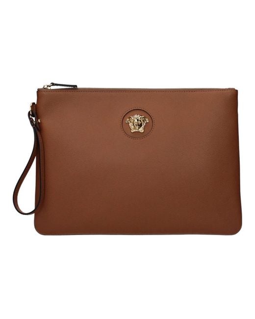 Versace Brown Clutches