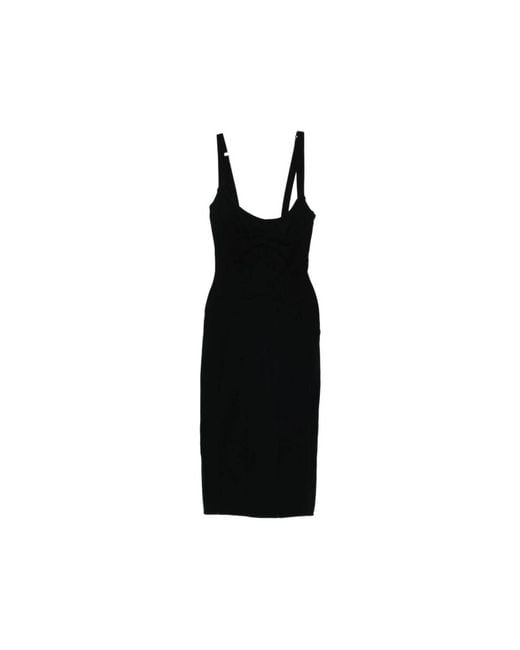 The Attico Black Midi Dresses