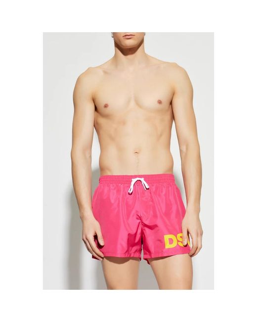 DSquared² Pink Beachwear for men