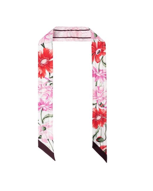 Silky Scarves Ferragamo de color Red