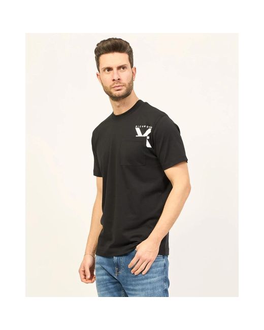 RICHMOND Black T-Shirts for men