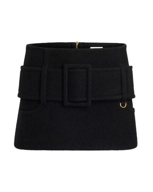 Patou Black Short Skirts