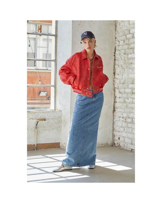 Halfboy Blue Denim Skirts
