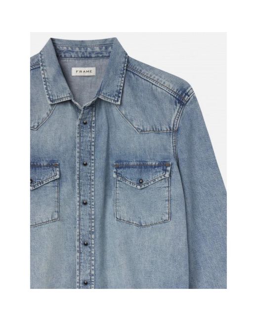 Denim Shirts FRAME pour homme en coloris Blue