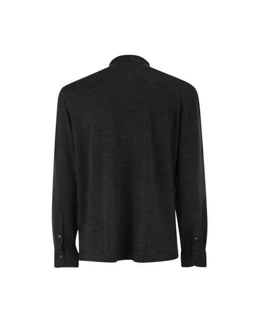Brunello Cucinelli Black Casual Shirts for men