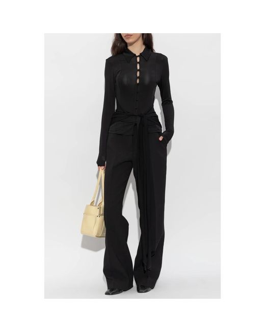 Cardigans Ganni de color Black
