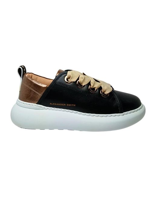 Alexander Smith Black Pelle Sneaker