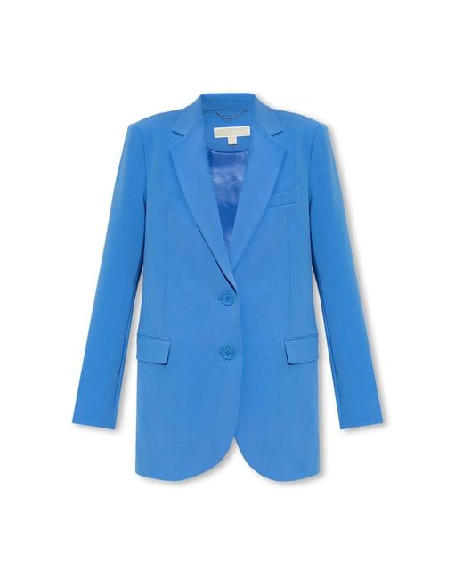 Michael Kors Blue Blazer mit Kerbrevers