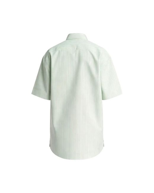 Dries Van Noten Green Short Sleeve Shirts for men