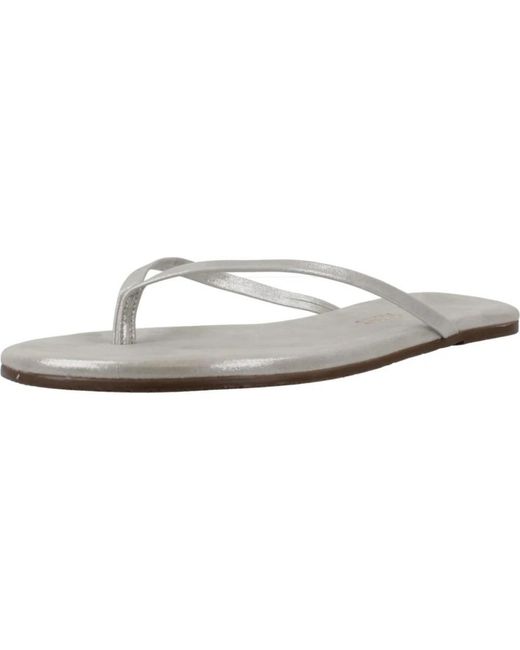 TKEES Schoenen ,Grijs ,Leer Tkeglitters Sandalia Plana in het Gray