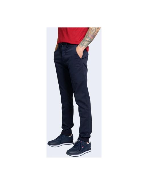 Harmont & Blaine Blue Chinos for men