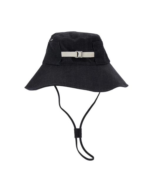 Jacquemus Black Hat With Logo for men
