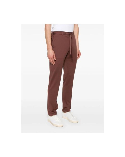 Circolo 1901 Red Slim-Fit Trousers for men