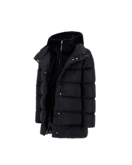 Down Coats Herno de color Black
