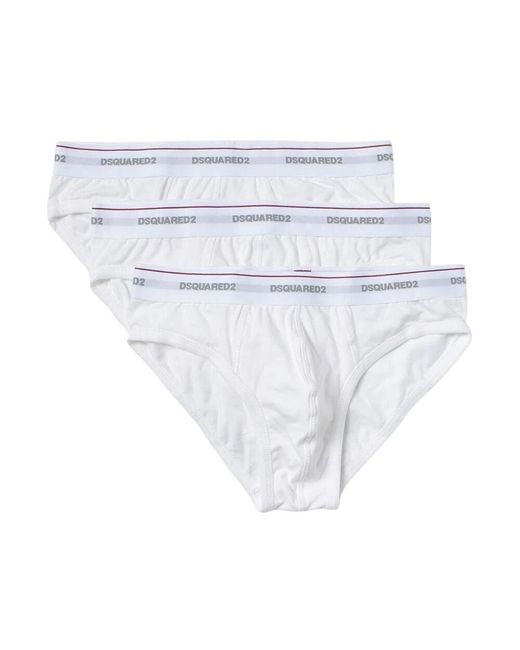 DSquared² Weiße Briefs Set Für Männer in White für Herren