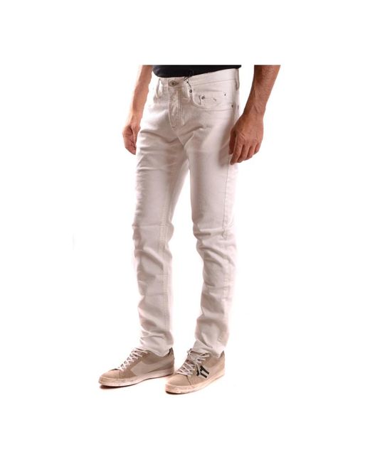 Siviglia Pink Slim Fit Jeans for men