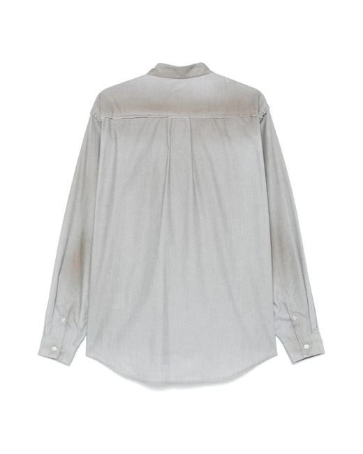 Paura Overhemden ,Groen ,Katoen Erzin Oversized Shirt in het Gray voor heren