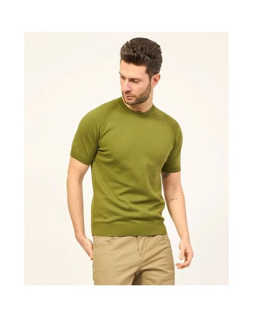Gran Sasso Green T-Shirts for men