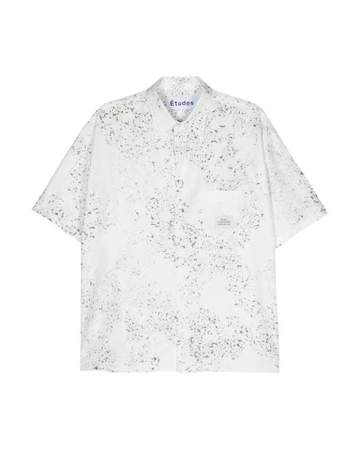 Études - shirts > short sleeve shirts Etudes Studio pour homme en coloris White