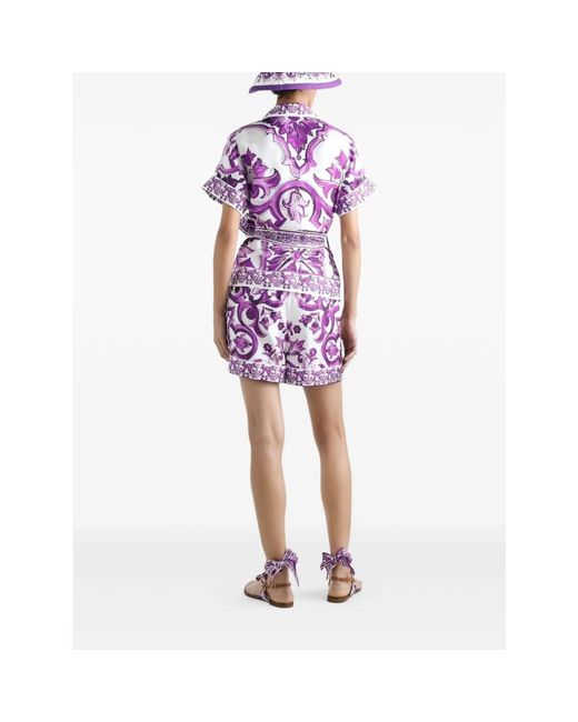 Dolce & Gabbana Purple Kimonos