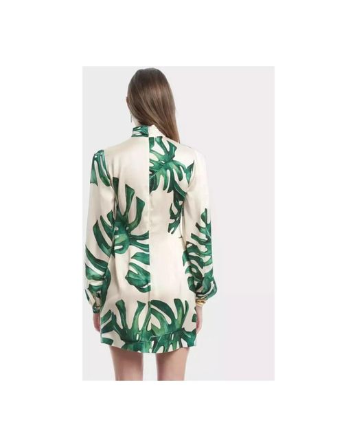 Raquel Diniz Green Short Dresses