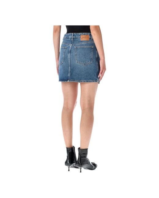 Ganni Blue Denim Skirts
