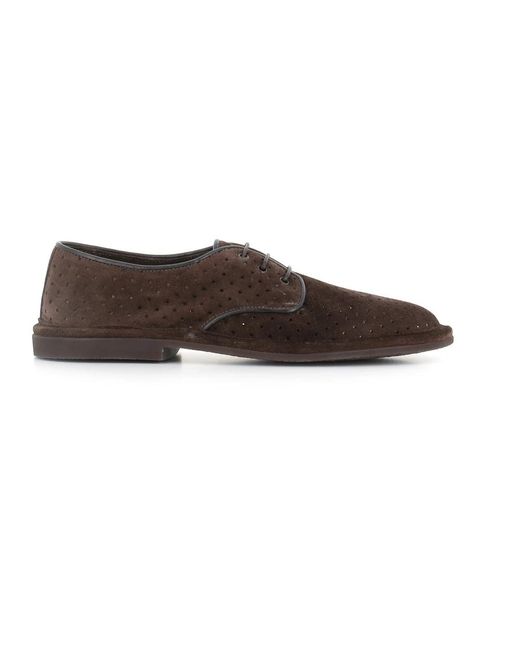 Alexander Hotto Brown Laced Shoes