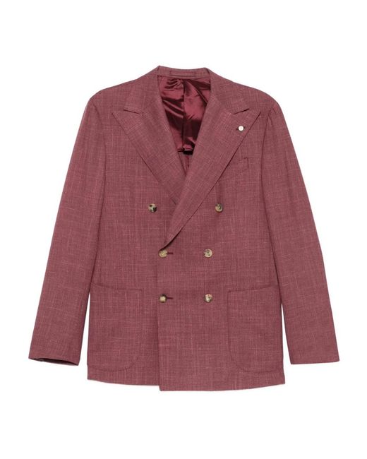 L.b.m. 1911 Purple Blazers for men