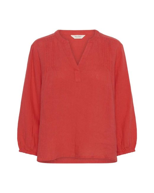 Part Two Blouses in het Red