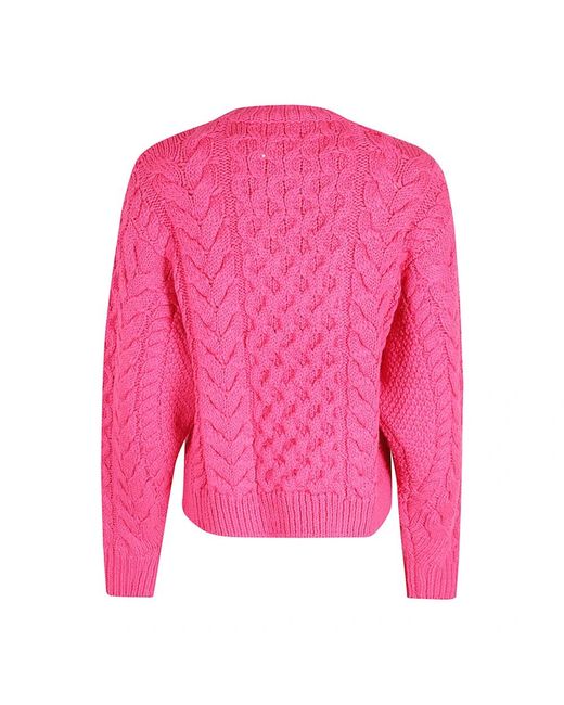 Isabel Marant Pink Round-Neck Knitwear