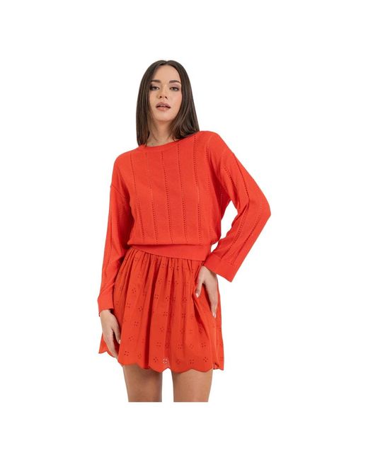 Kocca Red Round-Neck Knitwear
