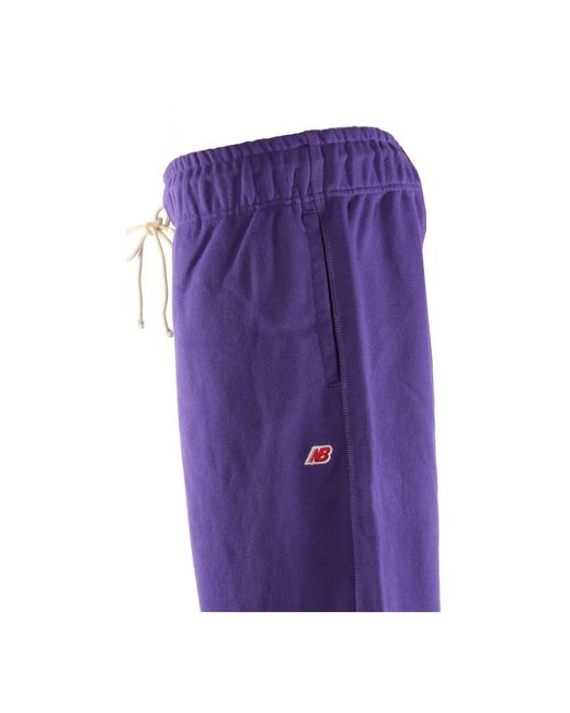 New Balance Purple Sweatpants for men