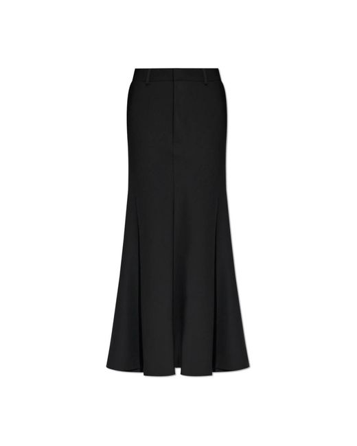 Balenciaga Black Maxi Skirts