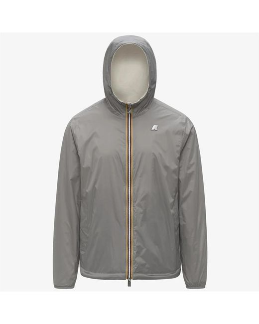 K-Way Reversible Slim Jacket in het Gray voor heren