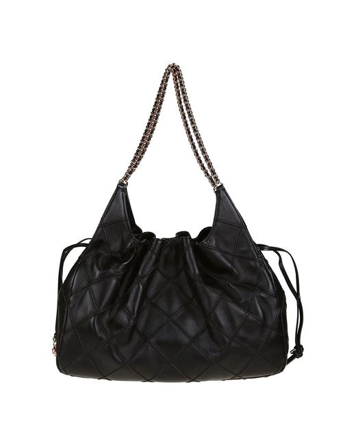 Tory Burch Black Große Fleming Tote