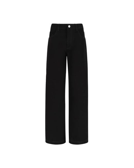 The Attico Black Straight Jeans