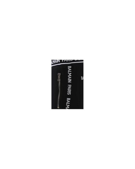 Balmain Black Sweatpants for men