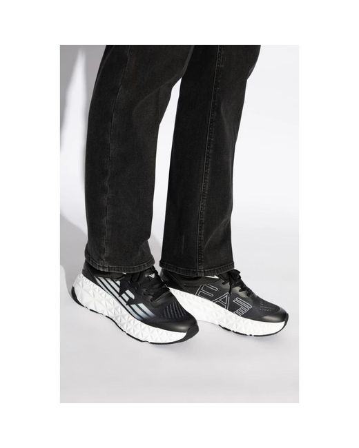 EA7 Black Sneakers for men