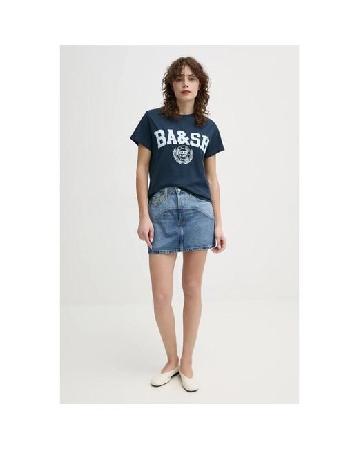 Levi's Denim Skirts in het Blue