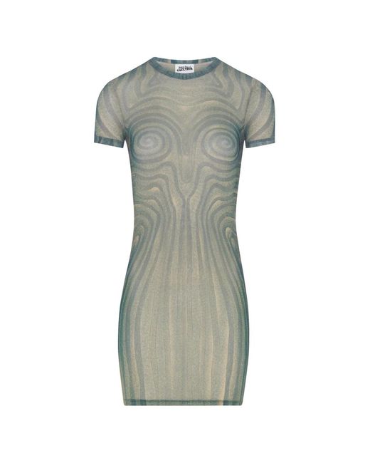 Jean Paul Gaultier Elegante Zwarte Jurk Voor Vrouwen in het Gray