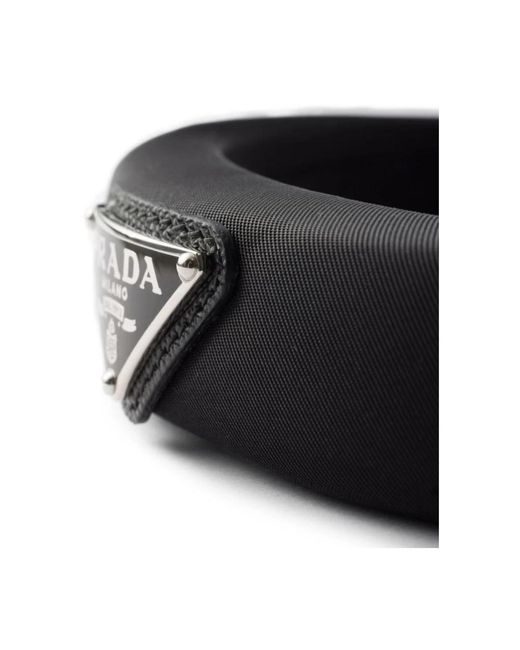 Headbands Prada de color Black