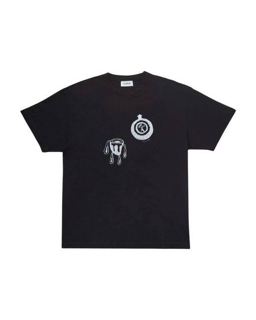 Soulland Kai spill nero t-shirt in Black für Herren
