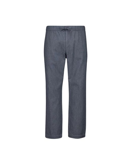 Frescobol Carioca Blue Straight Trousers for men