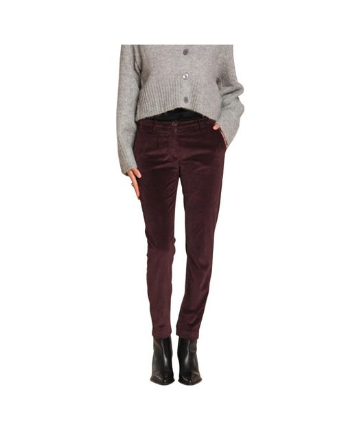Chinos di Mason's in Purple